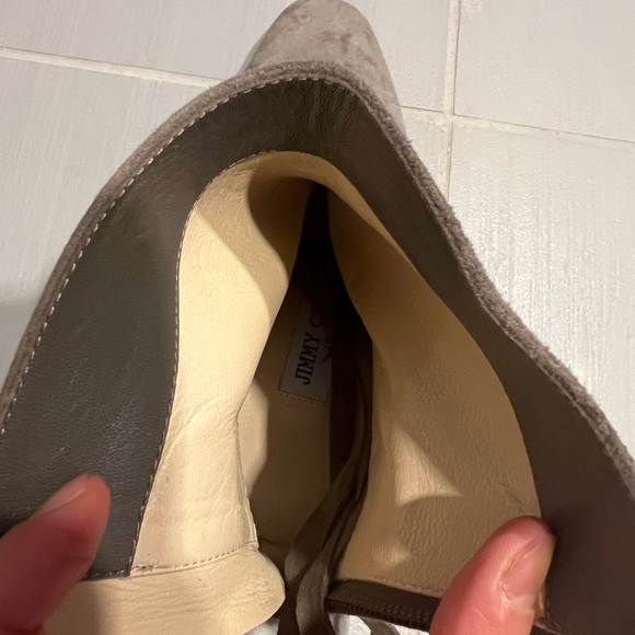 Jimmy Choo Houston 45 suede tie back boots - Picture 7 of 7